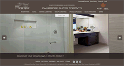 Desktop Screenshot of cambridgesuitestoronto.com